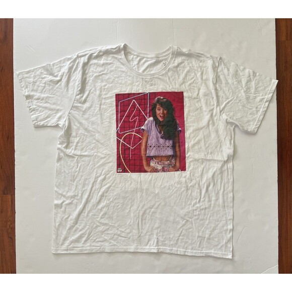 Saved By The Bell Shirt Adult 3XL Kelly Kapowski Portrait - Picture 8 of 9